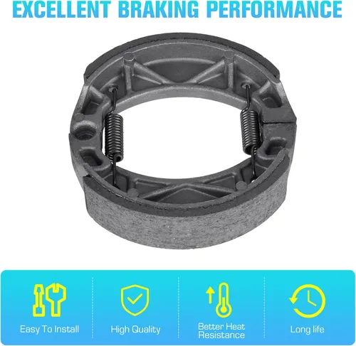 Vista 4 de Pastillas de freno delanteras Zapatas de frenos traseros para Yamaha TTR125 LWM/L LE 19"/16" Ruedas 2000 01 02 03 04 05 06 07 08 09 2011 2012 2013