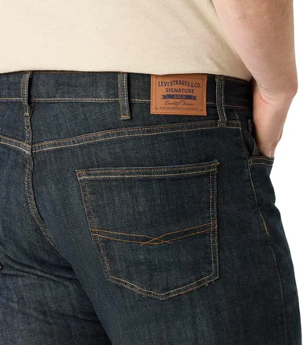 Vista 4 de Signature by Levi Strauss & Co. Gold Label - Jeans de ajuste holgado para hombre