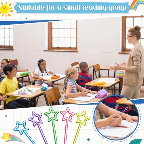 Vista 3 de Capoda - 20 unidades de punteros de dedo de estrella para el aula