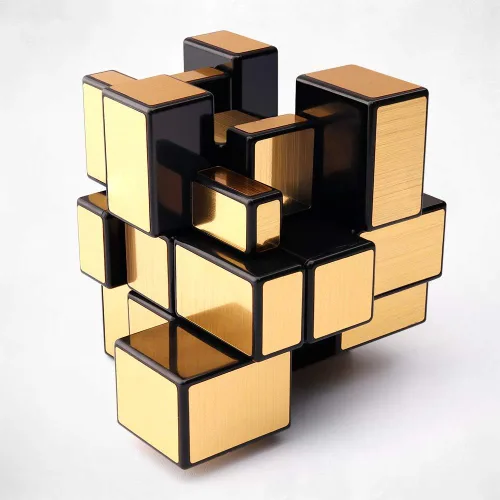 Vista 5 de D-FantiX Shengshou Cubo de espejo 3x3 Speed Cube & Cyclone Boys 3x3 Speed Cube