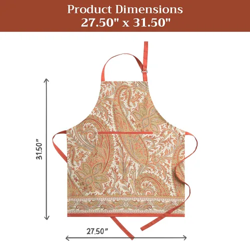 Vista 691 de Maison d' Hermine Delantales para mujer con bolsillo, 100% algodón (27.50 x 31.50 pulgadas)