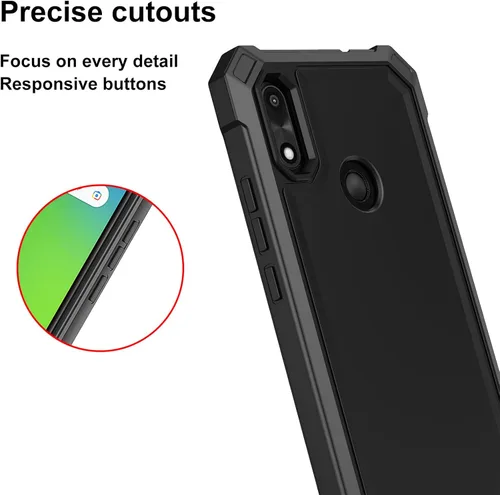 Vista 5 de Ailiber Funda para teléfono Gabb Phone4, funda Gabb Phone 4 con protector de pantalla, protección de doble capa, parachoques de TPU en esquina a