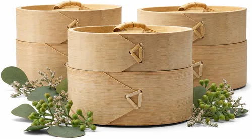 Vista 6 de Viori Soporte de barra de bambú natural - Soporte para champú, acondicionador y jabón, cuidado del cabello ecológico