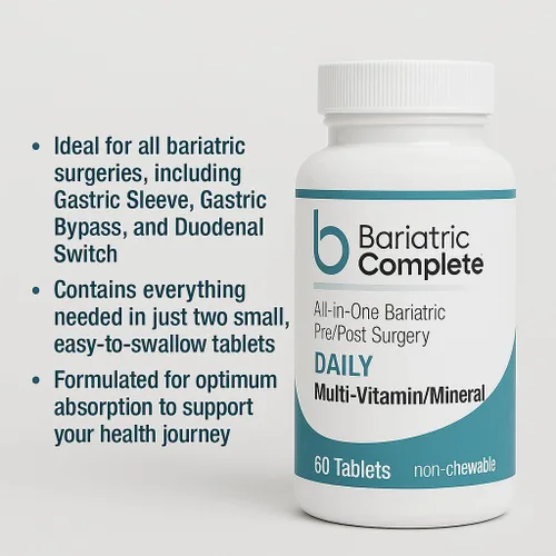 Vista 2 de Bariatric Complete Multivitamínico todo en uno no masticable