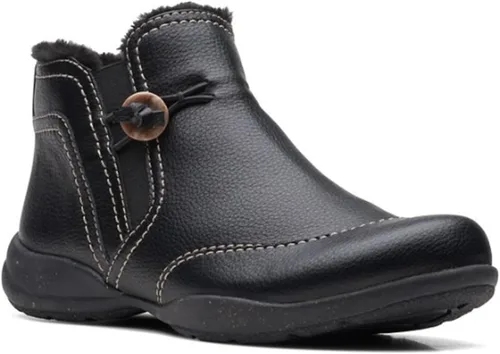 Vista 4 de Clarks Roseville Aster - Botines para mujer, Negro