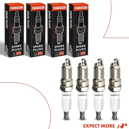Vista 9 de A-Premium Iridium Platinum Bujías compatibles con Ford Focus 2003-2010, Escape 2005 y Mazda 3 2004-2005, 2.0L 2.3L, paquete de 4 Compatible