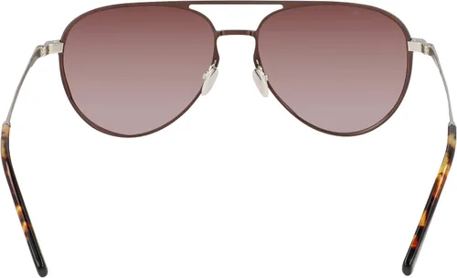 Vista 5 de Lacoste Brown Aviator - Lentes de sol para hombre L243SE 210 58, Marrón