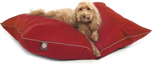 Vista 11 de Majestic Pet Cama para Mascotas de Súper Valor de 28 por 35 Pulgadas Mediana, Roja (Paquete de 3)
