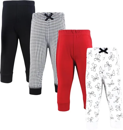 Vista 35 de Hudson Baby - Pantalones y leggings unisex de algodón para bebé 2-Rosa Negro