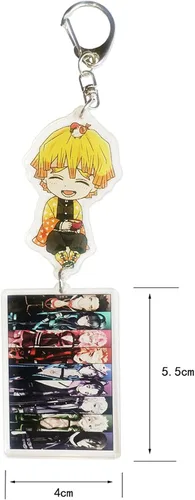 Vista 3 de JOOJER Anime Slayer Tanjirou Zenitsu y otras figuras, sudadera unisex estampada para cosplay