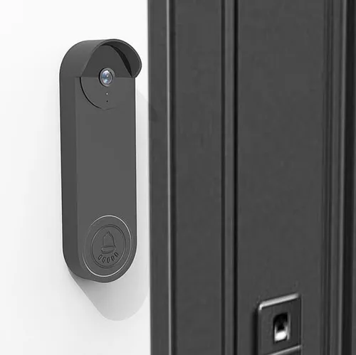 Vista 3 de Coyktonty Funda de silicona para timbre de puerta, resistente a la intemperie, silicona protectora para Google Nest Doorbell Case Anti-UV (blanco)