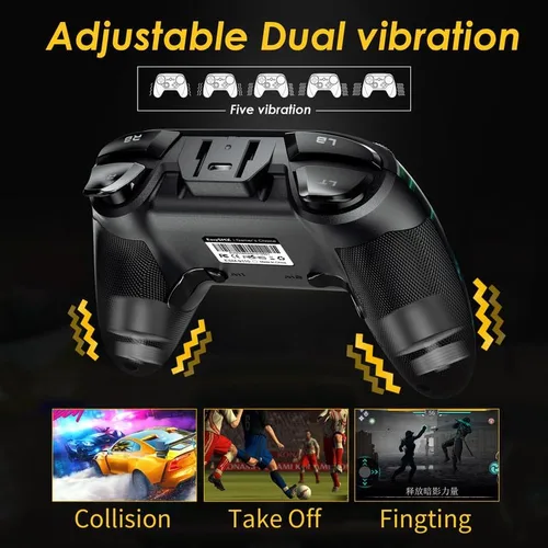 Vista 3 de EasySMX PC Wireless Controller, USB Controller for Computer, Laptop, PS3, Android TV BOX, Nintendo Switch and Tesla with Turbo, Dual Vibration and 4