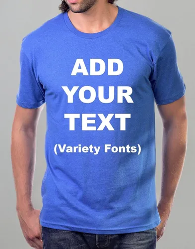 Vista 33 de Circular - Camisetas personalizadas en la parte delantera y trasera para añadir tu texto, ultra suaves, para hombres y mujeres, camiseta de algodón