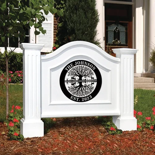 Vista 6 de Regalos de boda para parejas 2024, letrero de metal personalizado del árbol de la vida, regalos de boda para él o ella, letreros personalizados