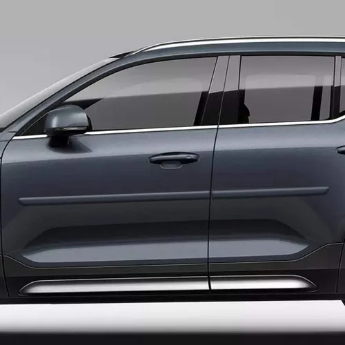 Vista 2 de FE-XC40-18 Moldeado lateral de carrocería pintado compatible con Volvo XC40 - Efecto azul explosivo (720)