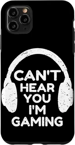 Vista 13 de Gaming Phone Case Gamer Gift Funny Cant Hear You I'm Gaming Case for iPhone 17