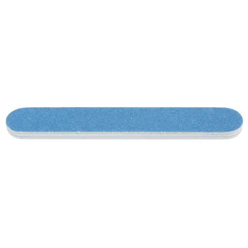 Vista 4 de ForPro Professional Collection Mini tabla de espuma, lima de uñas de doble cara, grano 220/320, 3.5 pulgadas de largo x .5 pulgadas de ancho, azul