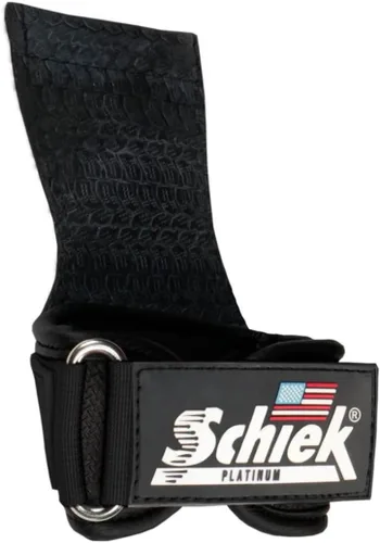Vista 11 de Schiek Sports Model 1907 Platinum Edition Ultimate Grips - Correas de levantamiento de pesas 3 en 1, muñequeras y almohadillas de agarre, control