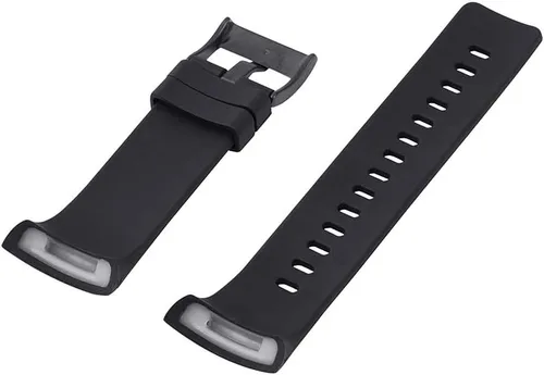 Vista 3 de Correa de reloj compatible con Suunto Spartan Ultra HR, correa clásica de repuesto de goma suave para reloj inteligente Suunto Spartan Ultra HR Negro