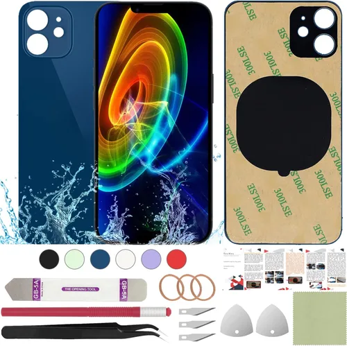Vista 62 de Funda trasera de repuesto compatible con iPhone 8 de 4.7" + Herramientas profesionales (Gris espacial) Incluye herramientas profesionales, cinta