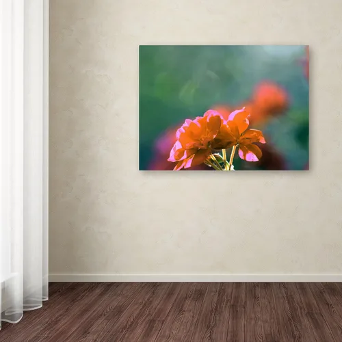 Vista 3 de Trademark Fine Art Patty Tuggle - Arte enmarcado mate con diseño de flores y sol en marco negro, 11 x 14 pulgadas