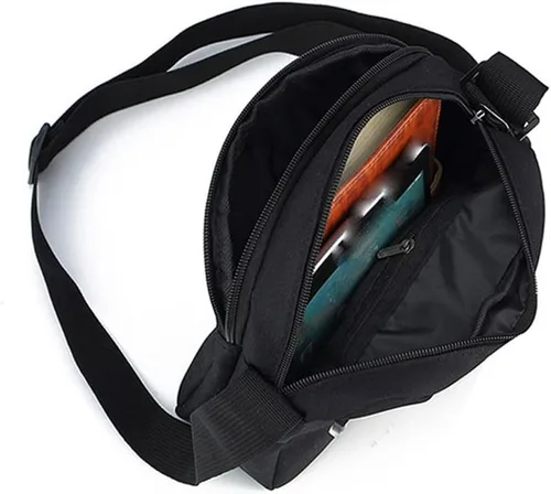 Vista 3 de JAHH - Bolso de mensajero para hombre, bolsas de hombro para hombre, bolsas cruzadas de viaje de negocios