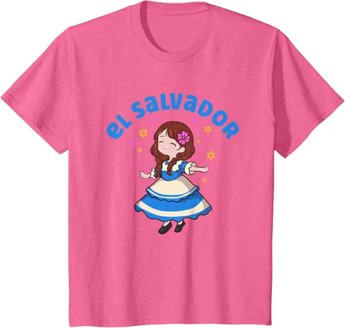 Vista 50 de Camiseta de mujer hispana con bandera salvadoreña de El Salvador Orgullosa, Negro