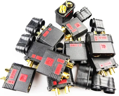 Vista 5 de QS8-S - Conector de batería resistente, conector dorado antiestacionamiento, enchufe de alimentación grande para RC Car Plant Protection Drone