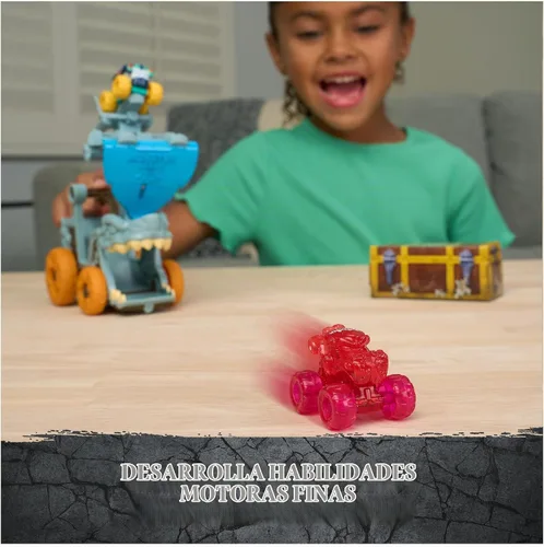 Vista 6 de Monster Jam Mini Jams Megalodon Barnacle Blaster Monster Truck Playset