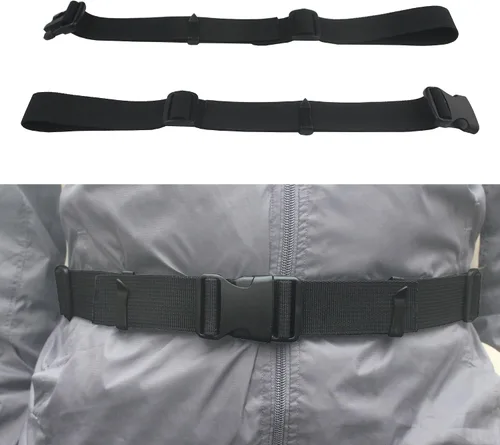Vista 2 de YYST Una mochila Cinturón De Cintura Mochila Correa De Cintura Ajuste Universal Con Hebilla - Negro