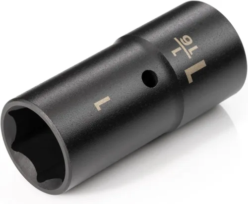 Vista 9 de TEKTON 1/2 pulgada Drive 0.748 x 0.827 in Deep Thin Wall Impact Flip Socket SIF21921