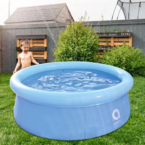Vista 5 de JLeisure Avenli 12014 - Juego inflable de 5.5 pies x 20 pulgadas, capacidad para 1 a 2 personas, para niños sobre el suelo, piscina infantil