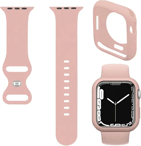 Vista 9 de Funda protectora y correa compatibles con Apple Watch iWatch Series