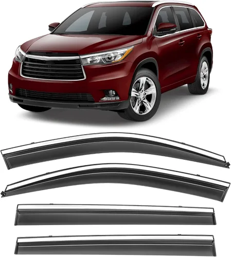 Vista 30 de Deflectores de ventana irrompibles con cinta para Chevrolet Equinox 2025-2026