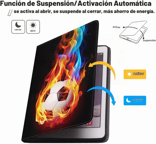 Vista 2 de Funda para iPad 10.2 de 8ª generación 2020 / 7ª generación 2019 / iPad Air de 10.5 pulgadas 2019 / iPad Pro 10.5, funda protectora duradera a prueba