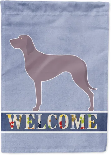 Vista 32 de Caroline's Treasures BB8334GF AIDI Bandera de jardín para perro de montaña del Atlas, bandera de buzón azul, bandera decorativa para patio exterior