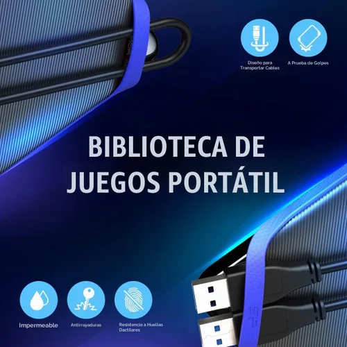 Vista 6 de Silicon Power - Disco duro externo portátil de 2 TB A62, compatible con PS4, Xbox One PC y Mac