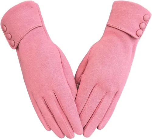Vista 47 de Tomily - Guantes de forro polar para mujer con pantalla táctil