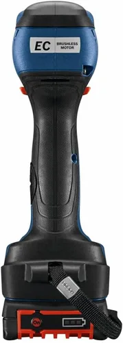 Vista 5 de Bosch GDX18V-1800B12 Kit de Destornillador/Llave de Impacto Dos en Uno de 18V de 1/4 Pulg. y 1/2 Pulg. para Brocas/Dados con Batería Estándar de 2 Ah
