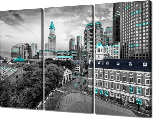 Vista 27 de Arte de pared con puente de Memphis Hernando de Soto, decoración de pared en blanco y negro, paisaje urbano de Tennessee, lienzo, impresión