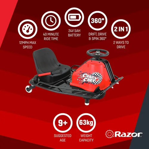 Vista 7 de Razor carrito loco