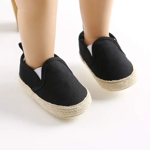 Vista 2 de Miamooi Zapatos deportivos para bebés, niños y niñas, suela suave, zapatos de primera caminata, informales, planos, ligeros, para cuna