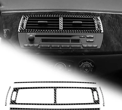Vista 10 de AIRSPEED Fibra de carbono para BMW Z4 E85 E86 2003 2004 2005 2006 2007 2008 cubierta del marco interior de la caja de cambios de la consola central