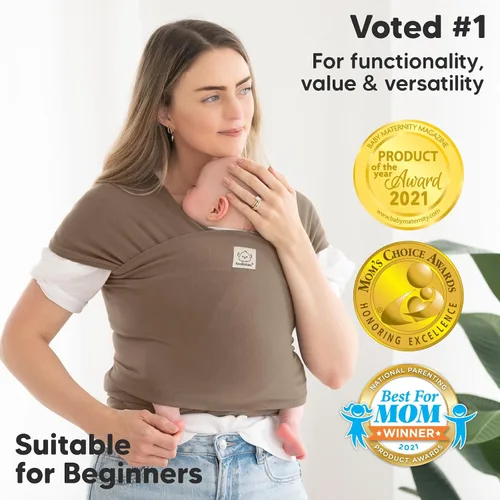 Vista 3 de KeaBabies Portabebés y organizador de pañales KeaBabies – Todo en 1 Original transpirable Baby Sling, organizador de bebé para guardería, ligero