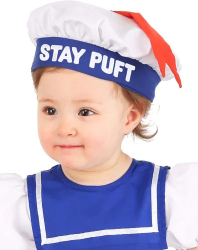 Vista 3 de Ghostbusters Infant Stay Puft Marshmallow Man Bubble Costume Unisex, Cute 80's Movie Halloween Outfit