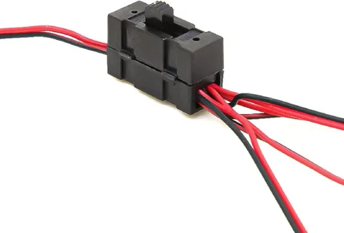 Vista 5 de DAGIJIRD 1/10 RC Crawler Car Cable de luz de alambre de 3 vías con interruptor para SCX10 TRX-4