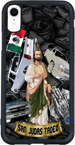 Vista 451 de Funda de teléfono Qizijio estilo azteca a prueba de golpes y protectora para iPhone 7/8/SE