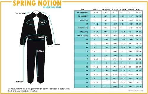 Vista 7 de Spring Notion Esmoquin clásico negro con cola para niños