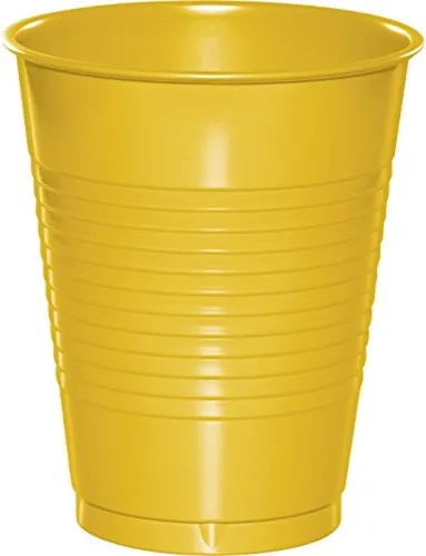 Vista 3 de Creative Converting 28304281 - 20 vasos de plástico Touch of Color, 16 onzas, rosa caramelo