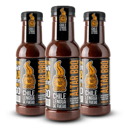 Vista 14 de Chile Lengua de Fuego Altar BBQ – Salsa picante BBQ con gorro escocés y lima, dulce ahumado picante, botella de 5 onzas (paquete de 1)